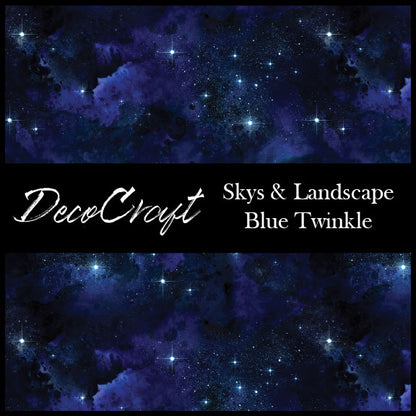 DecoCraft - Landscapes & Skies - Blue Twinkle