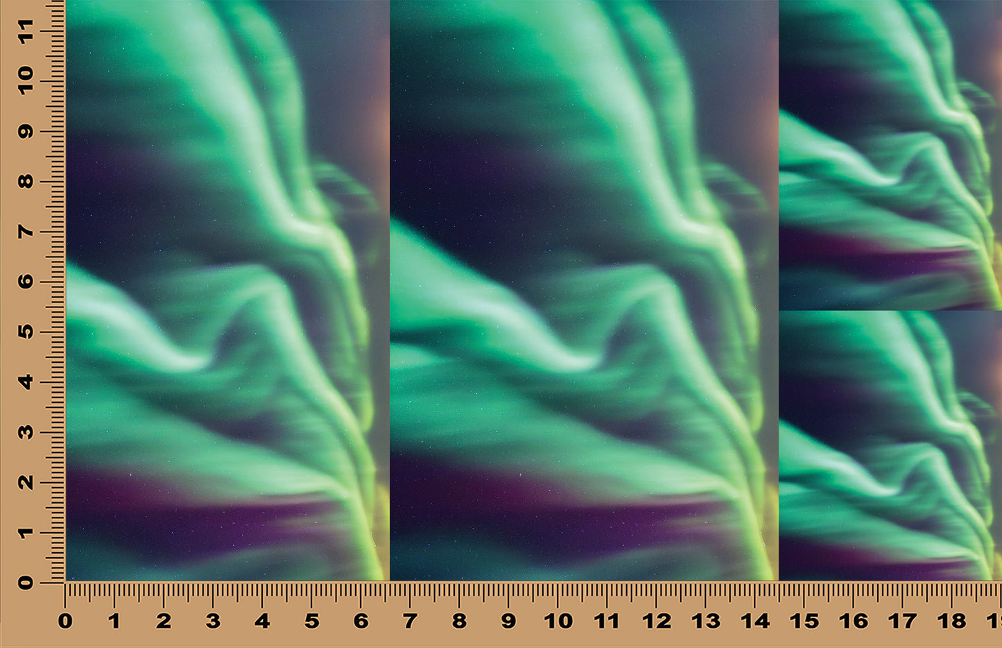 DecoCraft - Landscapes & Skies - Green Northern Lights