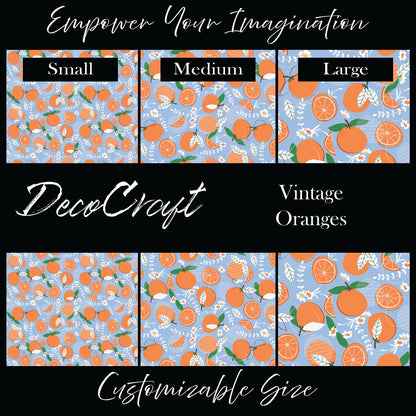 DecoCraft - Flowers & Greenery - Vintage Oranges