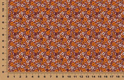 DecoCraft - Transparent - Flowers & Greenery - Orange Flowers