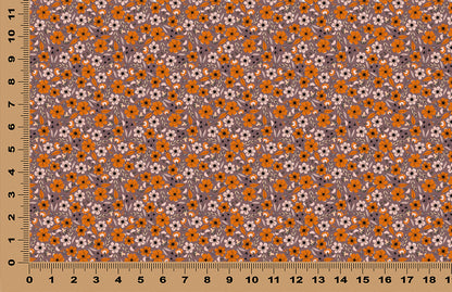 DecoCraft - Transparent - Flowers & Greenery - Orange Flowers