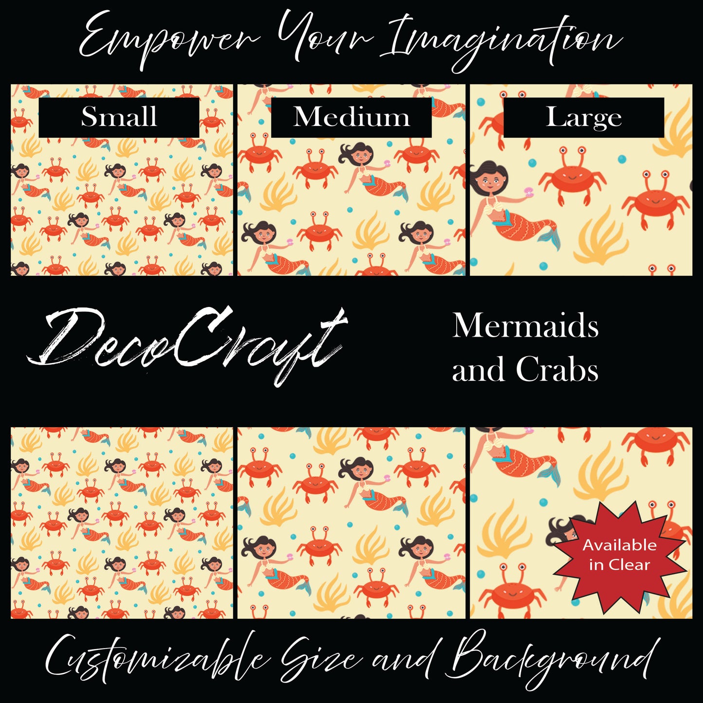 DecoCraft - Fairy Tales - Mermaids and Crabs