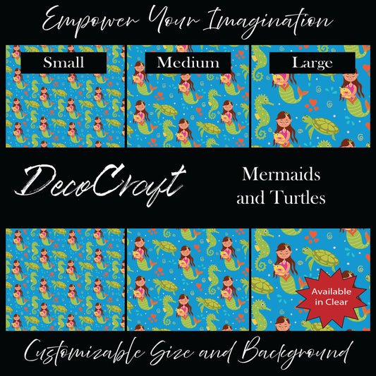 DecoCraft - Fairy Tales - Mermaids and Turtles