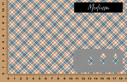 DecoCraft - Plaid - Easter Spring - Pastel Purple
