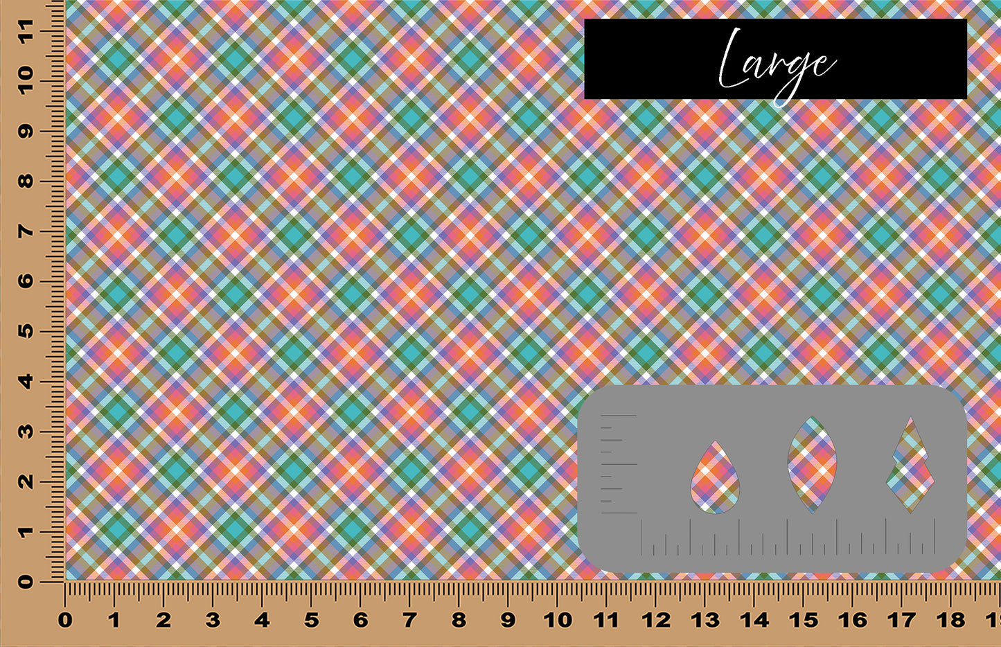 DecoCraft - Plaid - Easter Spring - Pastel Pink