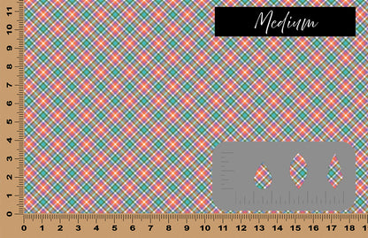 DecoCraft - Plaid - Easter Spring - Pastel Pink