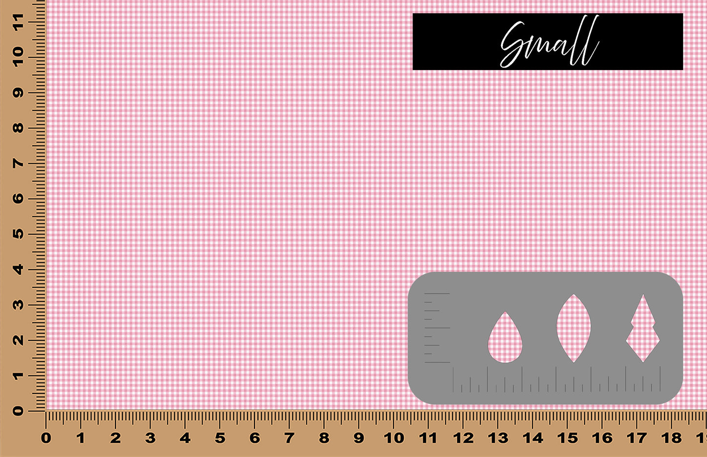 DecoCraft - Plaid - Easter Spring - Light Pink Gingham