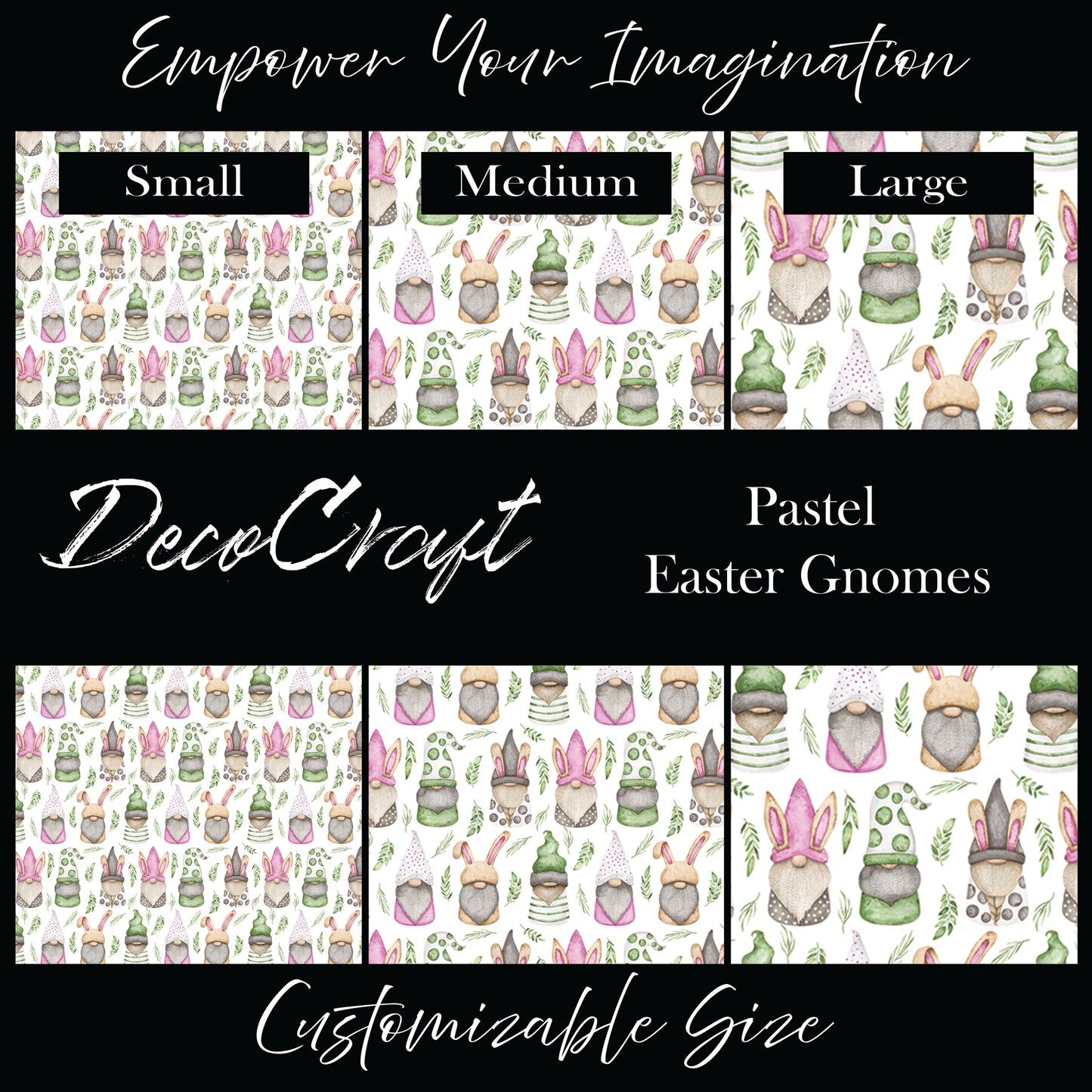 DecoCraft - Spring & Easter - Pastel Gnomes