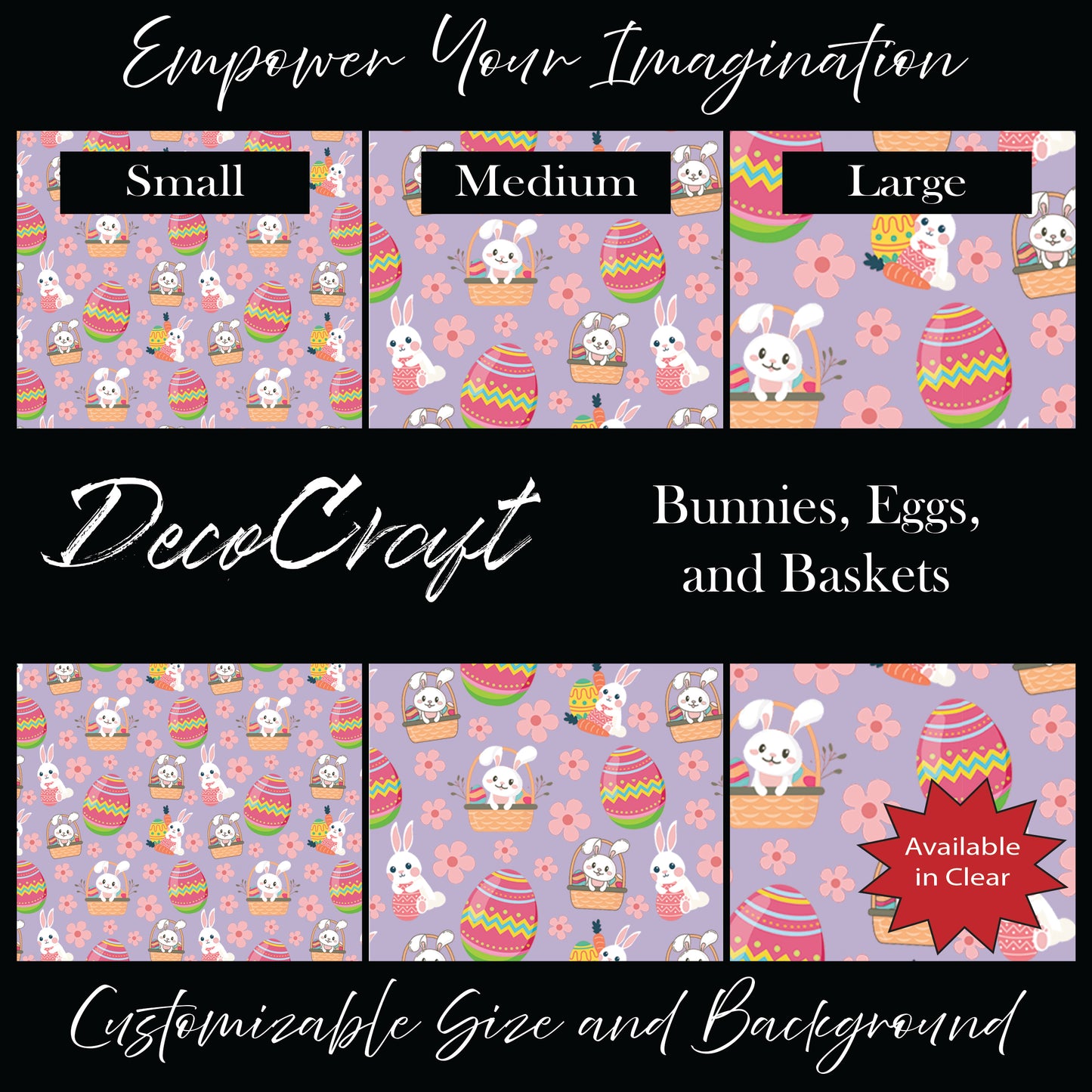 DecoCraft - Spring & Easter - Bunnies, Eggs, and Baskets