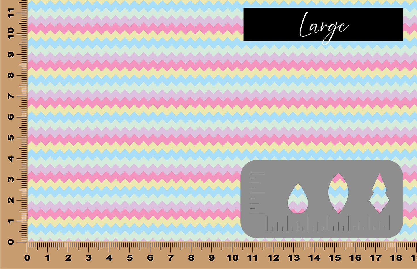 DecoCraft - Spring & Easter - Pastel Chevron