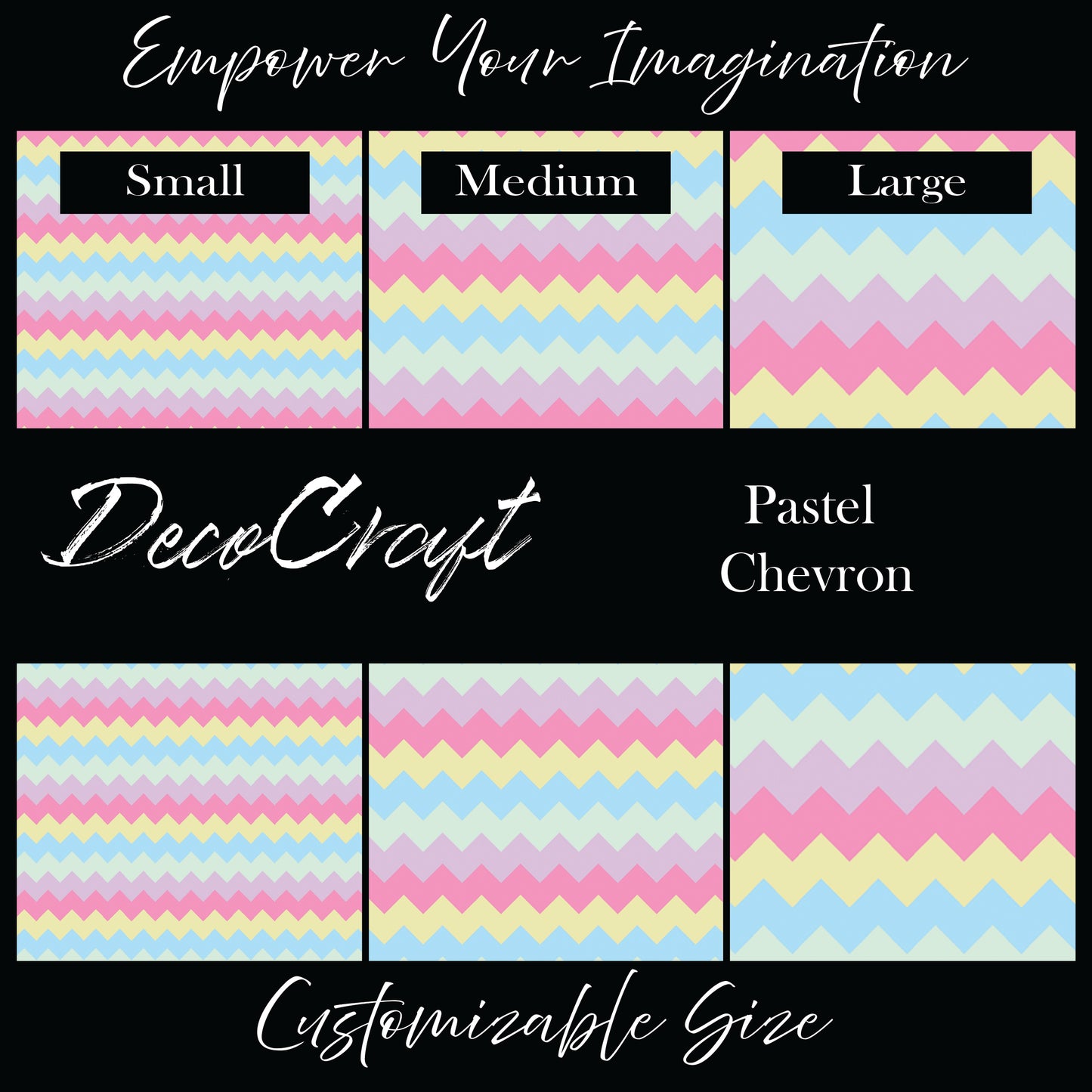 DecoCraft - Spring & Easter - Pastel Chevron