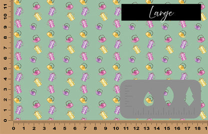 DecoCraft - Spring & Easter - Polka Dot Tea Pots