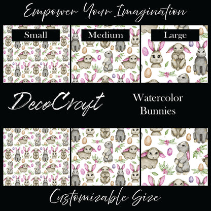 DecoCraft - Spring & Easter - Watercolor Bunnies