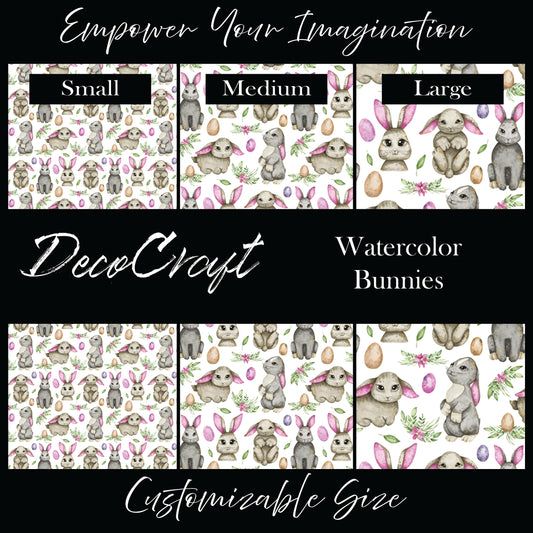 DecoCraft - Spring & Easter - Watercolor Bunnies