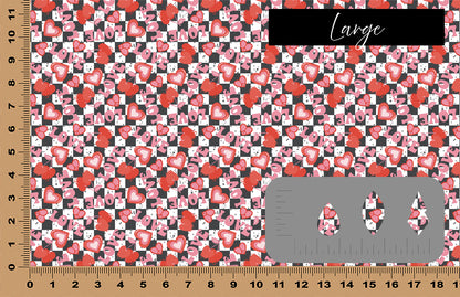 DecoCraft - Valentine's Day - Retro Checkerboard Love