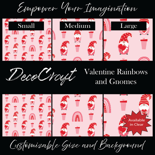 DecoCraft - Valentine's Day - Valentine Rainbow and Gnomes