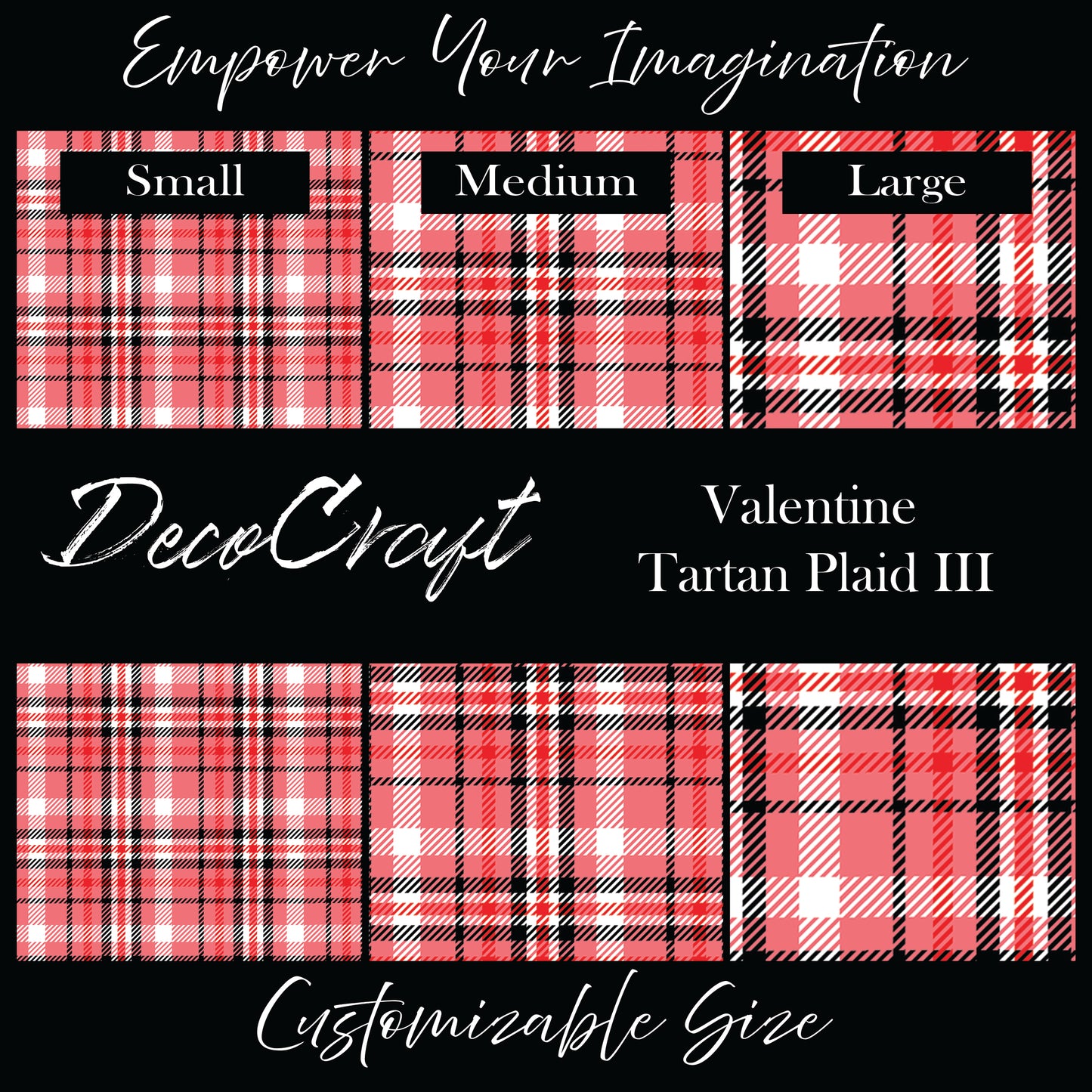 DecoCraft - Plaid - Valentine's Day - Tartan Plaid III