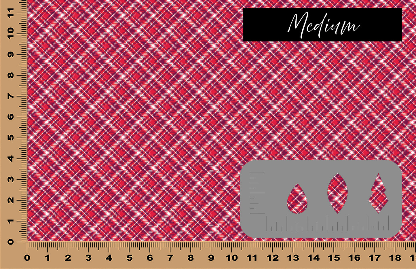 DecoCraft - Plaid - Valentine's Day - Tartan Plaid V