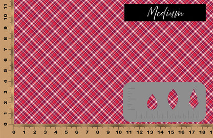 DecoCraft - Plaid - Valentine's Day - Tartan Plaid V