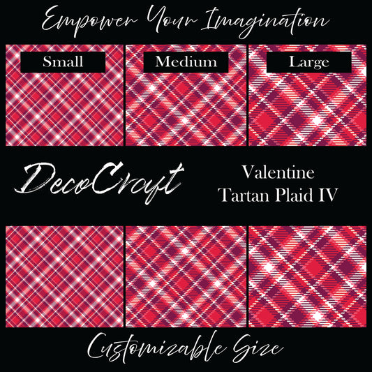 DecoCraft - Plaid - Valentine's Day - Tartan Plaid IV