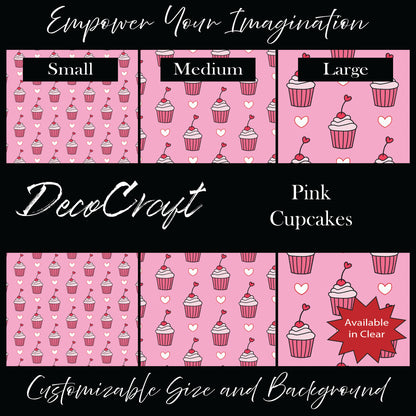 DecoCraft - Valentine's Day - Pink Cupcakes