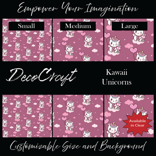 DecoCraft - Valentine's Day - Kawaii Unicorn