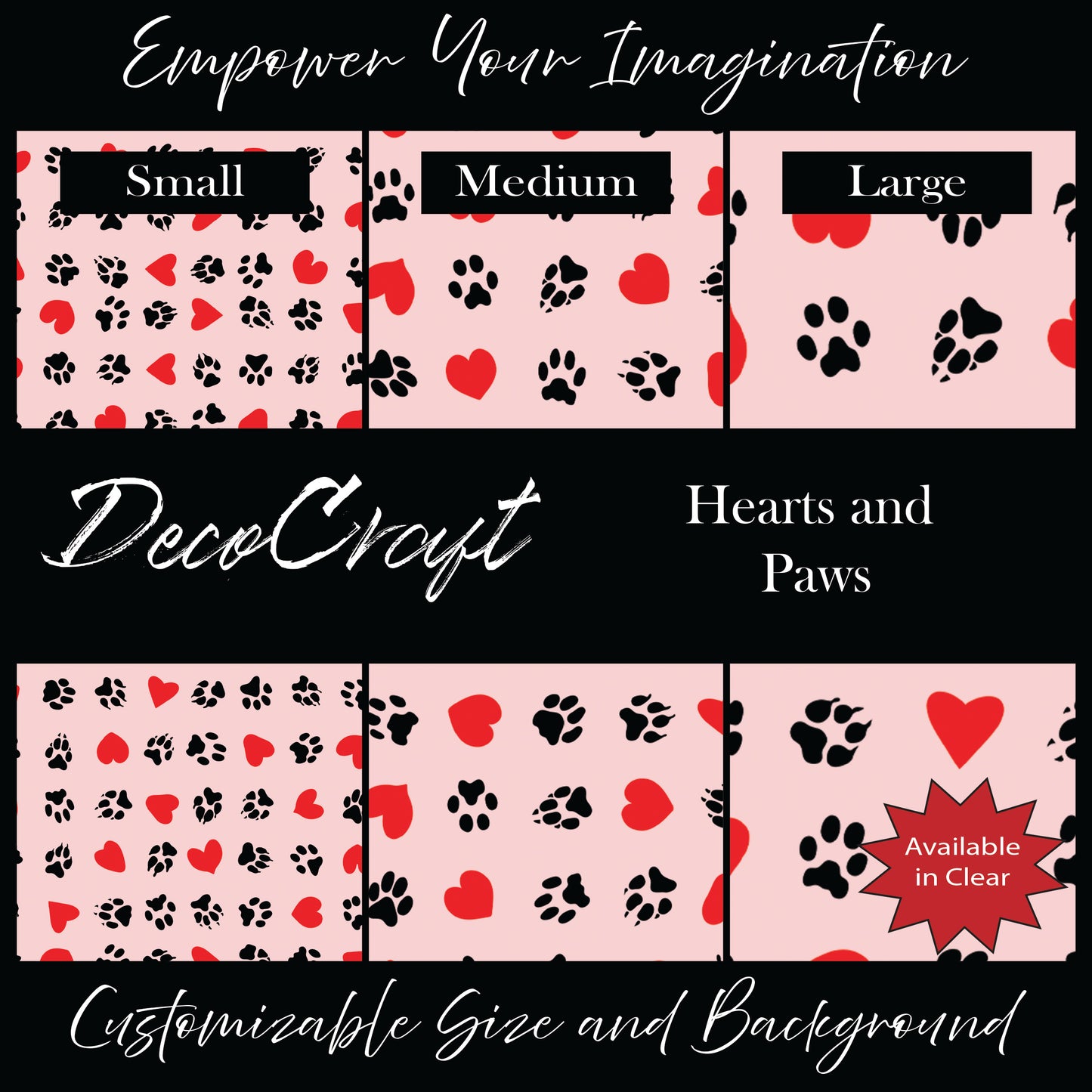 DecoCraft - Valentine's Day - Hearts and Paws