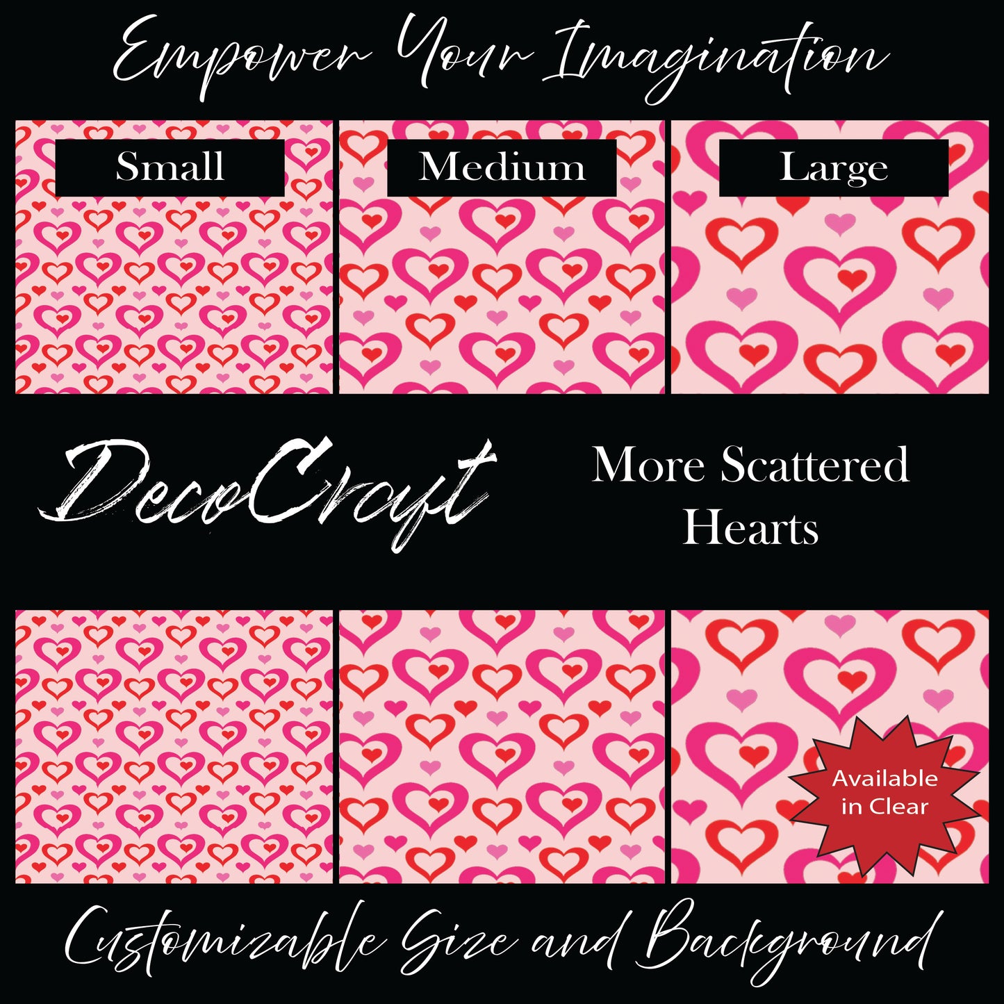 DecoCraft - Valentine's Day - More Scattered Hearts