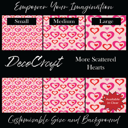 DecoCraft - Valentine's Day - More Scattered Hearts