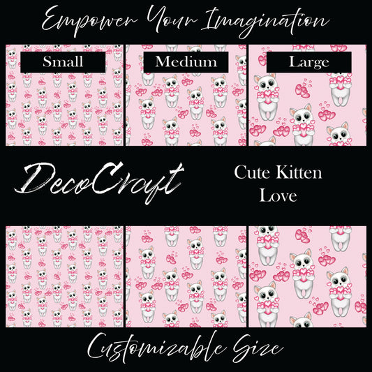 DecoCraft - Valentine's Day - Cute Kitten Love