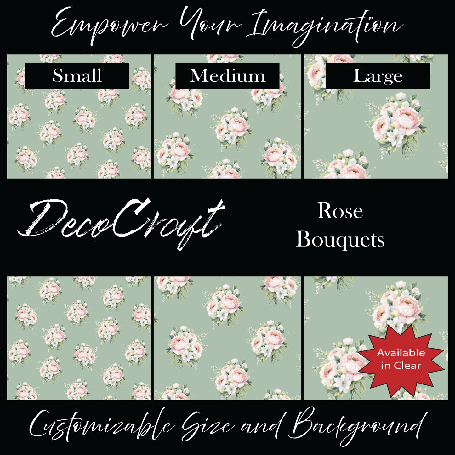 DecoCraft - Flowers & Greenery - Rose Bouquets