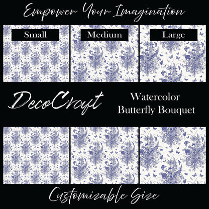 DecoCraft - Flowers & Greenery - Watercolor Butterfly Bouquet