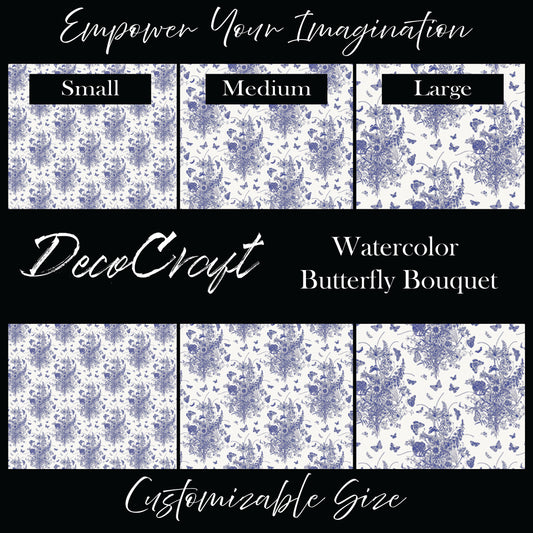 DecoCraft - Flowers & Greenery - Watercolor Butterfly Bouquet