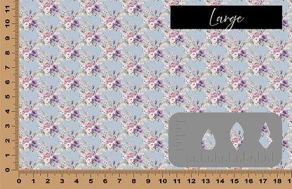 DecoCraft - Flowers & Greenery - Purple Watercolor Flowers