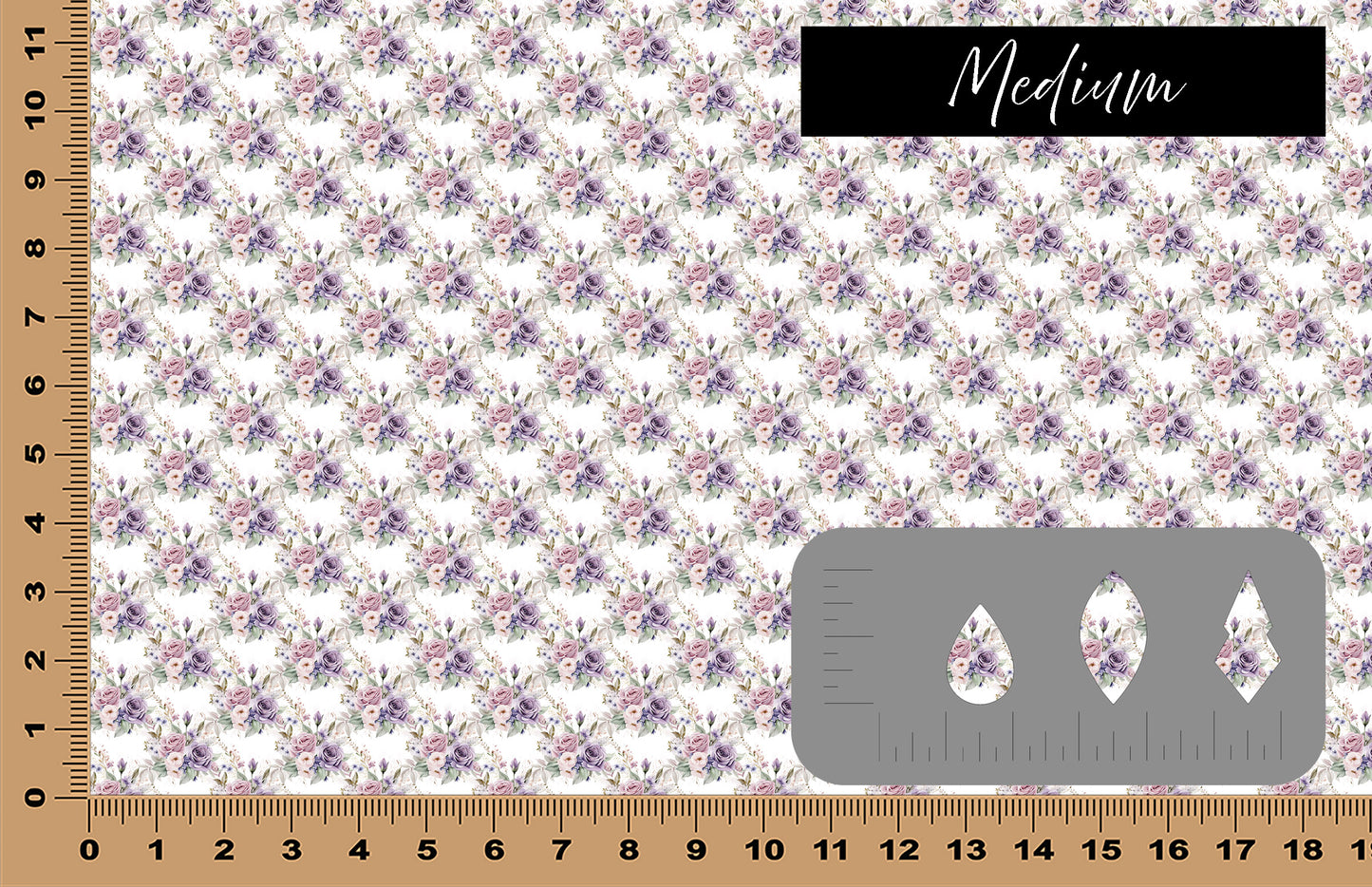 DecoCraft - Flowers & Greenery - Purple Watercolor Flowers