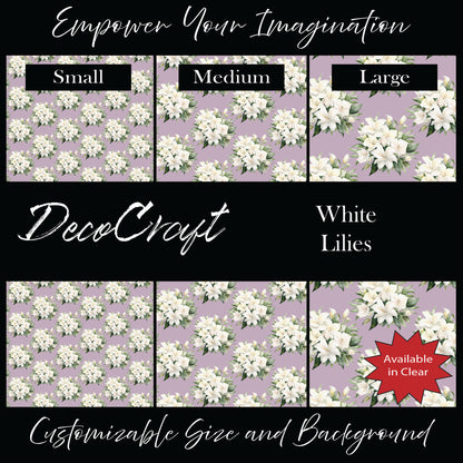 DecoCraft - Flowers & Greenery - White Lilies