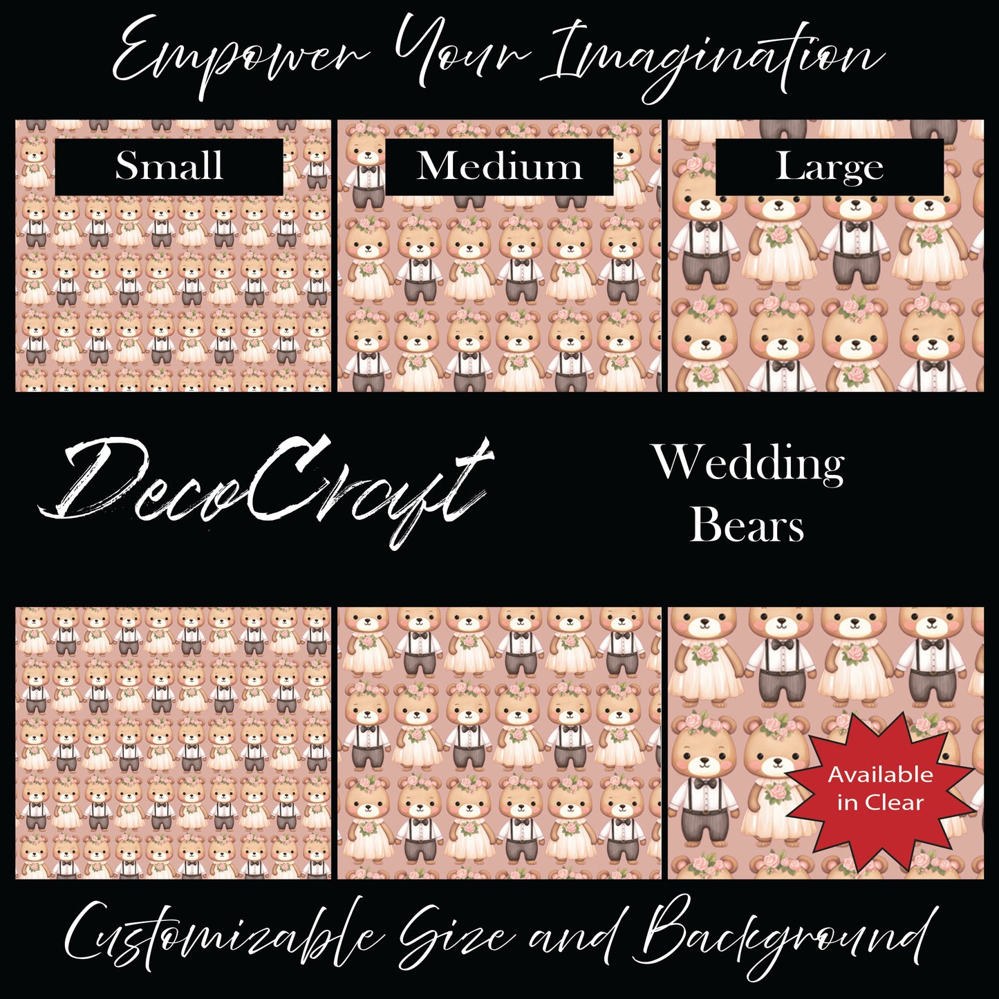 DecoCraft - Wedding - Wedding Bears