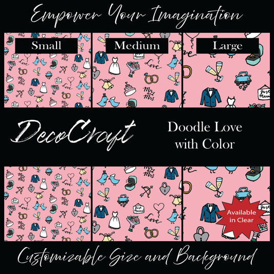 DecoCraft - Wedding - Doodle Love with Color