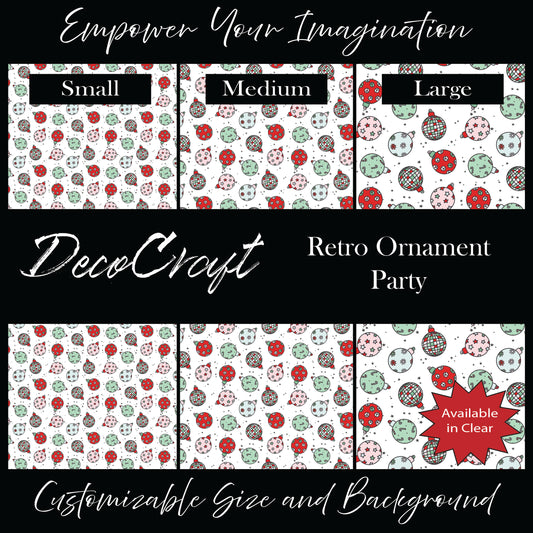 DecoCraft Christmas - Retro Ornament Party