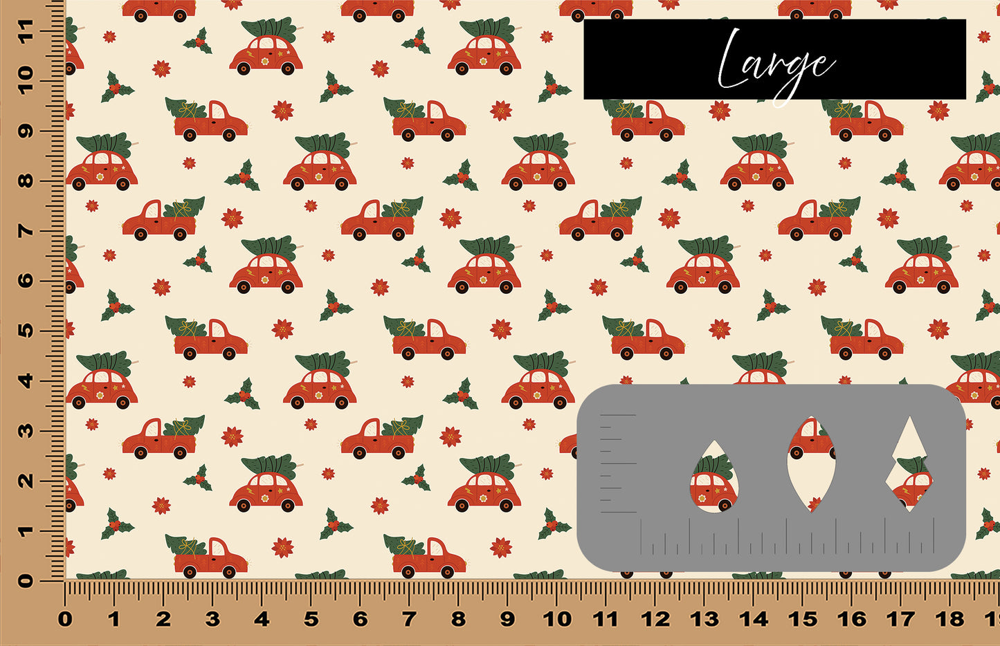 DecoCraft Christmas - Retro Christmas Trucks and Cars
