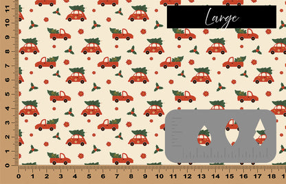 DecoCraft Christmas - Retro Christmas Trucks and Cars
