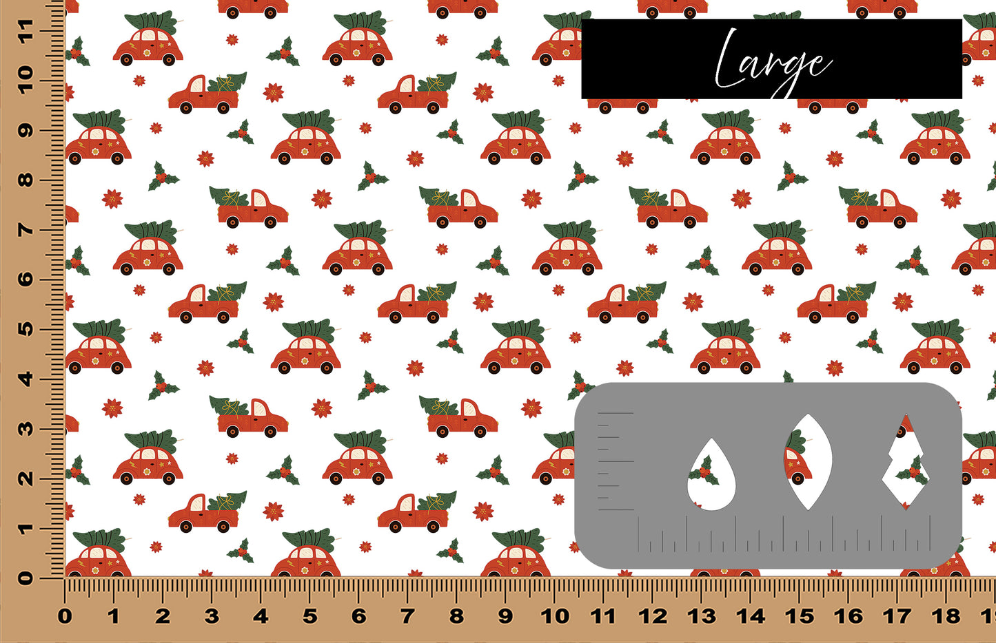 DecoCraft Christmas - Retro Christmas Trucks and Cars