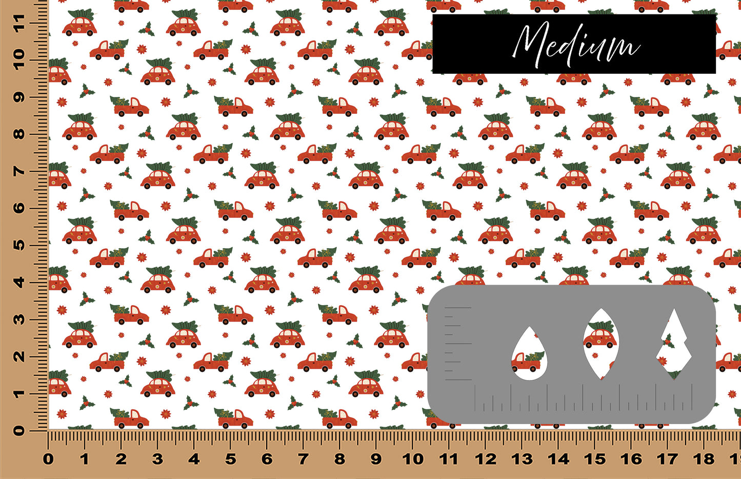 DecoCraft Christmas - Retro Christmas Trucks and Cars