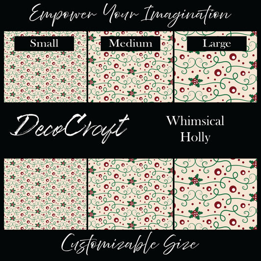 DecoCraft Christmas - Whimsical Holly