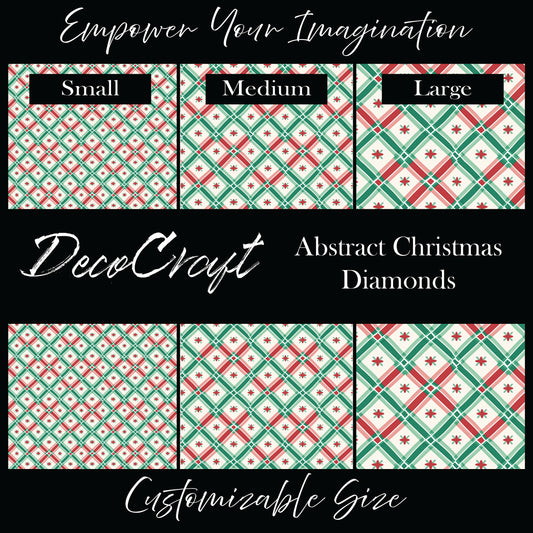 DecoCraft Christmas - Abstract Christmas Diamonds