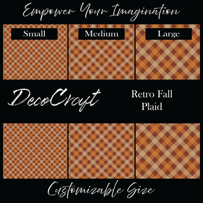 DecoCraft - Fall/Autumn - Retro Fall Plaid