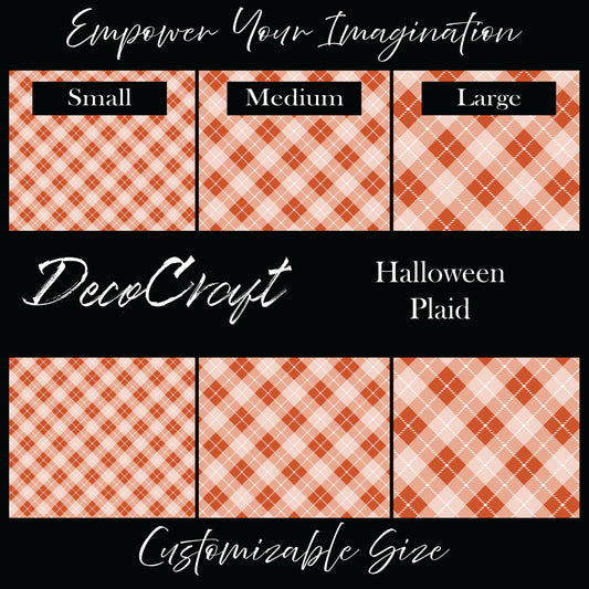 DecoCraft - Halloween - Plaid