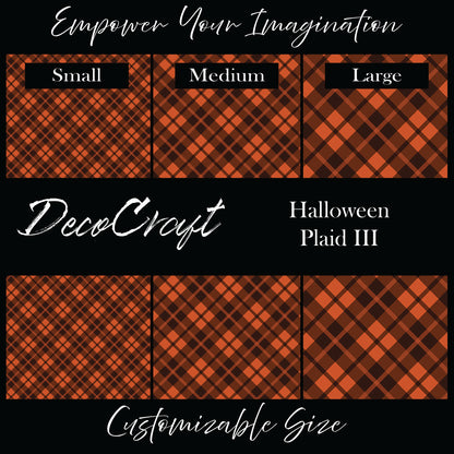 DecoCraft - Halloween - Plaid III