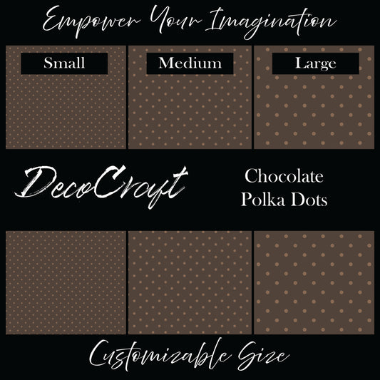 DecoCraft - Fall/Autumn - Chocolate Dot