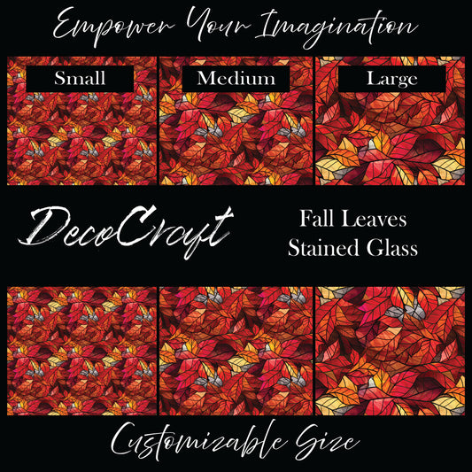 DecoCraft - Stained Glass - Fall Leaves